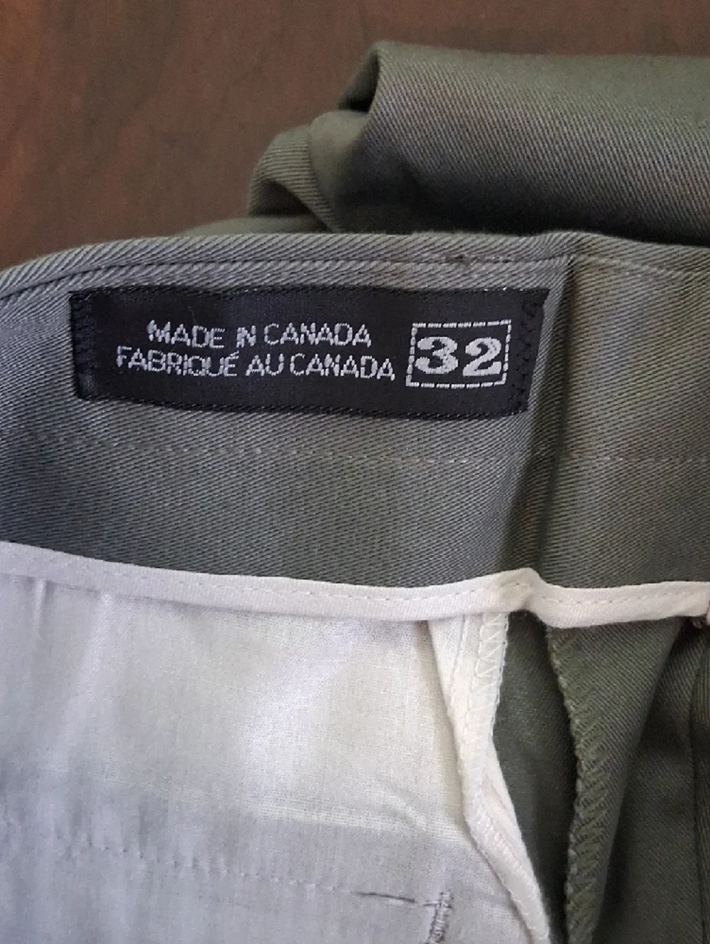 NEW! Men's Sage Colour Performance Dress Pants - Classic Fit 4523 - Picture 6 of 7